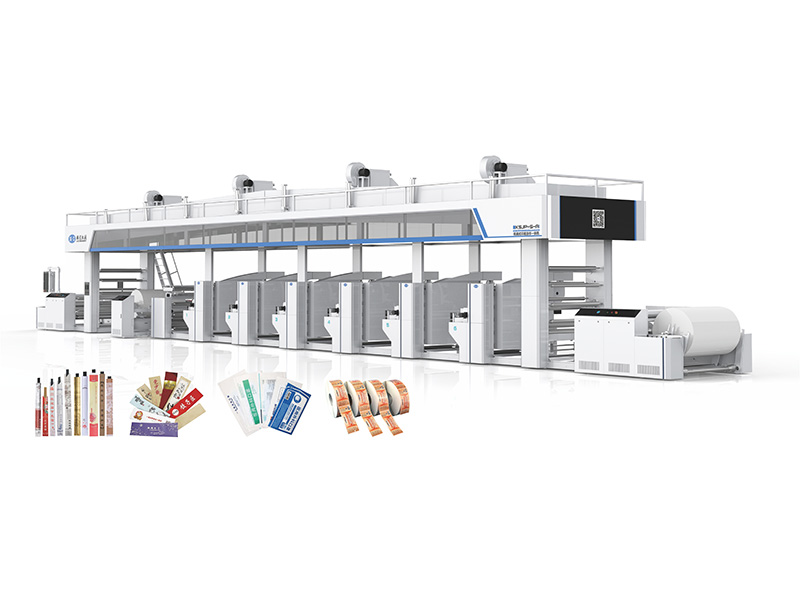 KSJP-ST-A Series 2/4/6/8/10 Colors  Unit Type Flexo Printing And Reverse Coating/Gluing Online Machine
