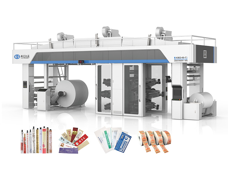 KSCI-E-T Series CI Type Flexo-graphic Printing and Coating Integrated Machine